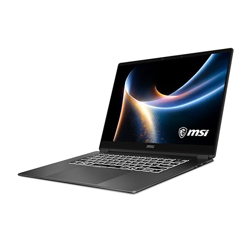 Image of MSI Prestige 16 Flip AI+ 16 inch 2.8K OLED Laptop: Intel Ultra X9-388H, Intel Arc Graphics, 32GB LPDDR5X, 1TB SSD, Touch Screen, Wi-Fi 7, Bluetooth 6, Fast Charging, Win 11 Home: Platinum Gray C3MTG-056US