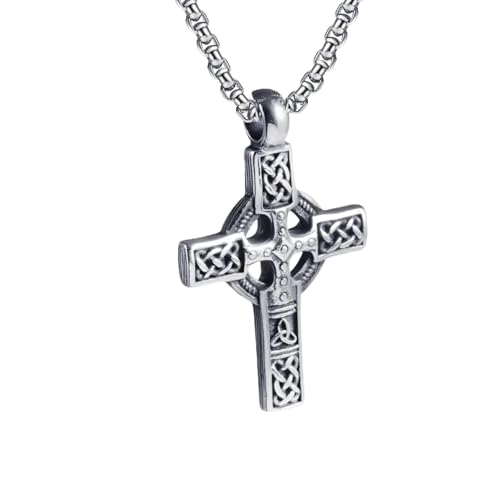 Collier croix totem celte épais pour affirmer son style ethnique unique