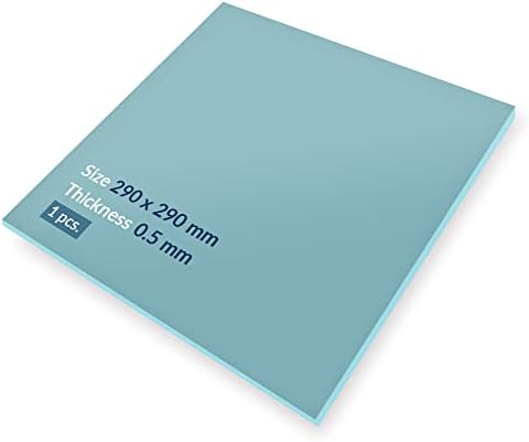 ARCTIC TP-2 (APT2560): Economic Thermal Pad, 145 x 145 x 1.0 mm (1 Piece) - Thermal pad, Excellent heat conduction, Low hardness, Ideal gap filler, Easy installation, Safe handling - Blue