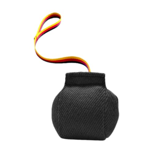 MFMEXUL Interactive Dog Training Toy, Lightweight Pull Toy for and Small Medium Dogs, Black