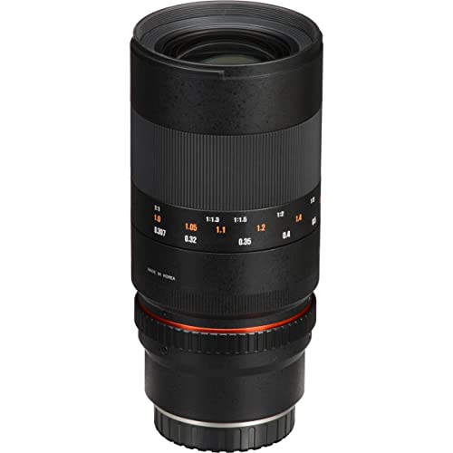 Rokinon 100mm F2.8 Full Frame Macro Lens for Canon EF