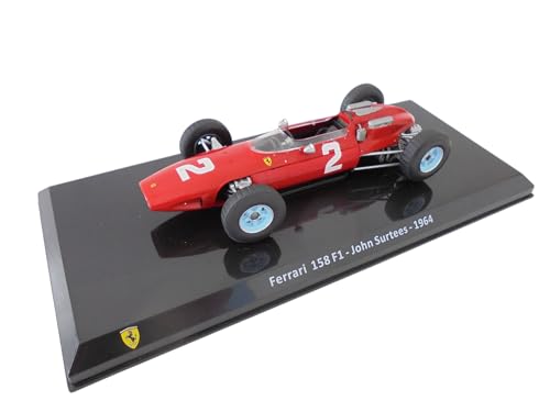 Un'ottima idea regalo! OPO 10 - Formula 1 Compatibile con Ferrari 158 F1 John Surtees 1964 - Auto pressofusa in Scala 1/24 - GF013