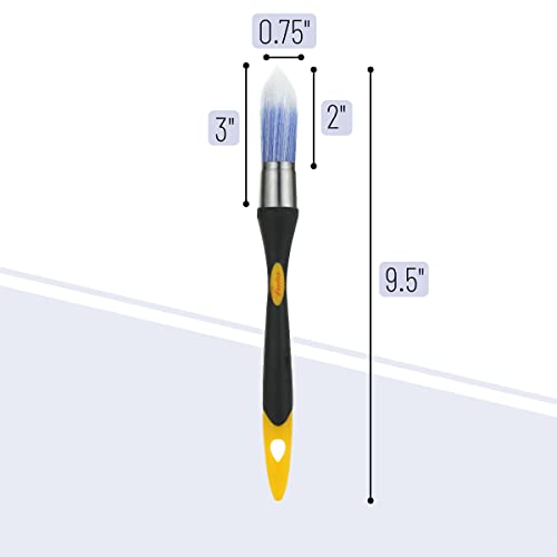 Bates Trim Brush, 0.75 Inch Edge Painting Tool, Trimmer Edger - Image 2