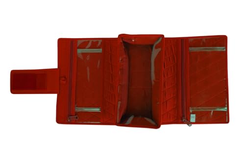 Image of Craft Folding Kit - Portable Soft Storage - Crafts, Sewing, & Quilting Organizer Red