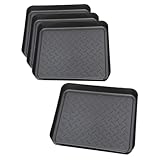 Maintient la propreté : empêche les chaussures et les bottes d'accumuler la poussière et la saleté, gardant votre maison propre, plateau à bottes en cuivre, plateau à bottes ménager