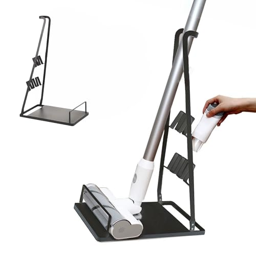 MAGIC SELECT Supporto per Aspirapolvere Compatibile con Dyson V15, V6, V7, V8, V10, V11. Mensola da Pavimento in Metallo Senza Forare il Muro.