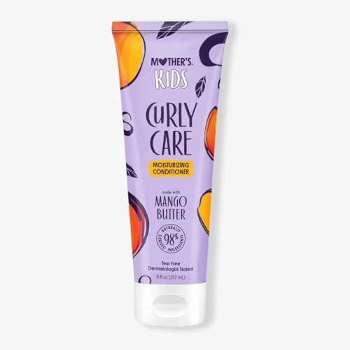 Your Not Mother Kids Conditioner 8 oz Fragrance-Free Detangler for Kids & Toddlers Tear-Free Dye-Free Gentle Moisturizing Conditioner for All Hair Types Safe for Sensitive Scalp & Daily Use