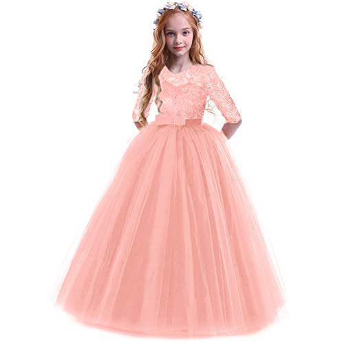 IBTOM CASTLE Mädchen Spitze Tüll Prinzessin Prom Ballkleid Formale Partei...
