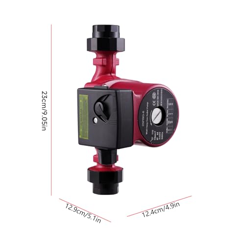 Umwälzpumpe Heizung 220V, RS25-6/180, Heizungspumpe mit 3 Leistungsstufen (46/85/100w), Zirkulationspumpe...