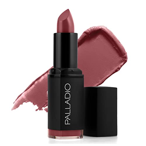 Palladio Herbal Matte Lipstick, Creamy and Full Coverage Long Lasting
