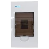 Centralino Elettrico da Incasso 4 Moduli con Porta Trasparente e Protezione IP40-220x135x85mm