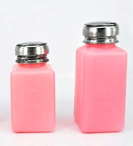 SCHOFIC One Touch Stainless Steel Liquid Dispenser Pump, ESD Safe durAstatic Square Bottle, 6 oz, High Density Polyethylene/Stainless Steel - (PINK, 1) (B0CQHC6Q7P) Amazon Price History, Amazon Price Tracker