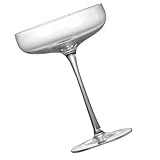 OSOLADY Kristallglas Cocktailglas Transparent Kreativer Stil Leichtes Design Elegant Für Whiskey Wein Getränke Zuhause Bar