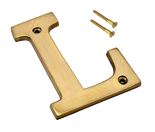 esplanade Brass House Hotel Door Name - Wall Door Plaque Alphabet Letter "Z" - 4" Inches ("L" Alphabet - 4) - Image 2