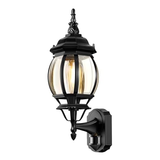 Lamomo Outdoor Wall Lights, Large Motion Sensor