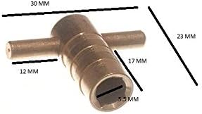 Radiator Key T BAR Brass Bleed Spanner AIR Release Tool