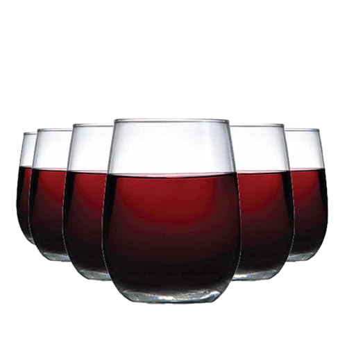 Ruvolo Jogo de Copo Emerald, Copo de Vidro, para Vinho 500ml 6 pcs