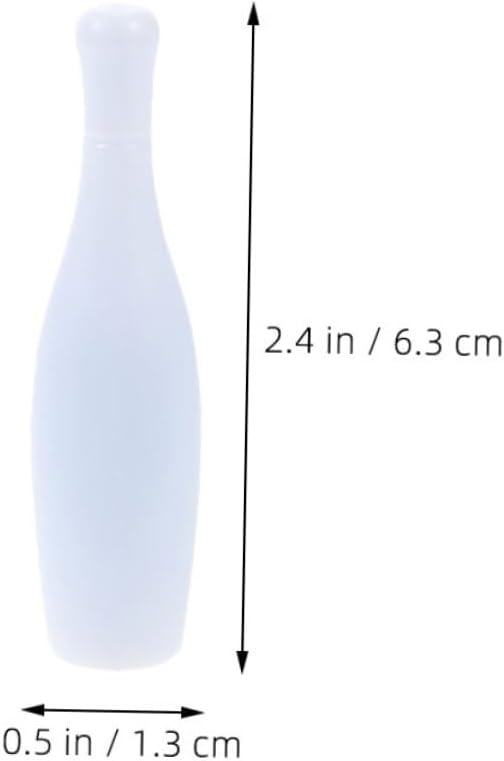 Yardwe 30Pcs Mini Bowling Pin Indoor Bowling Game Compact Bowling Pins for Adults for Family Gatherings Unique Present Improves and Coordination