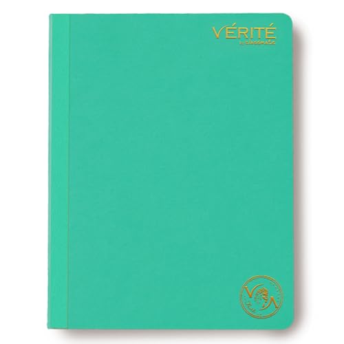 Image of Lay Flat Binding Notebook - Verite by Classmate Ideal for School Students, Persian Green Color, Size (in cm) 24 X 18, Unruled, Thick Premium 120 Pages with Low Ink Bleed for Smooth Writing Experience