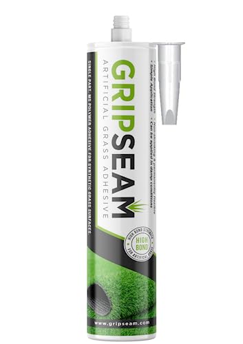 GripSeam Artificial Grass Adhesive - 290ml MS Polymer Adhesive for Synthetic Grass Surfaces (1 tube)