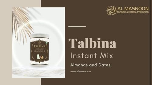 Image of AL MASNOON Talbina Instant Mix with Almond & Dates 300g / An Immunity Booster /NO flavour & chemical added Best Morning Breakfast