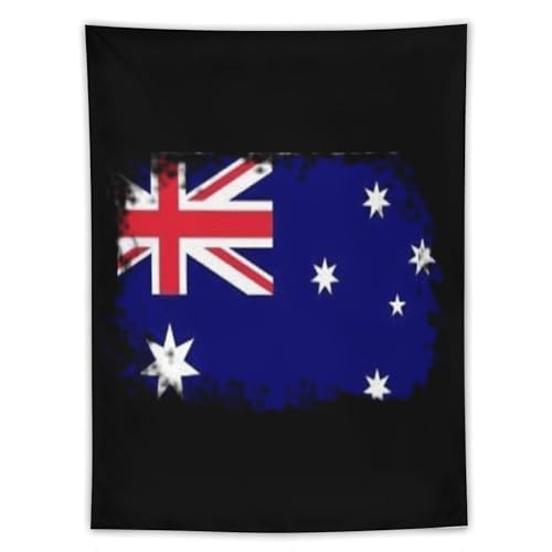 Tapiz de la bandera de Australia vintage: la solución estética para paredes vacías y sosas