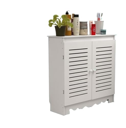 Cubierta decorativa para radiador de gas y agua con acabado minimalista Premium
