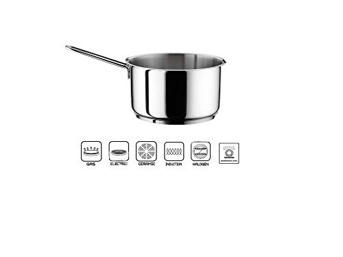 Milchtopf Edelstahl Suppentopf Kochtopf Ungiftig Milchtopf Mehrzweck mit Induktionsboden für alle Herdarten (20cm) Cover