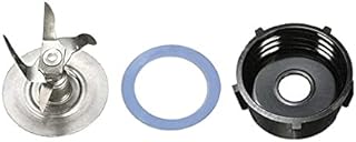 Mogzank Blender Blade for Oster with Rubber Seal Gasket & 4902 Blender Jar Bottom & 6 Point Blade 4980 Replacement Parts