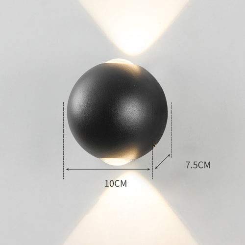 Wall sconce LED 10W éclairage bidirectionnel haut bas en aluminium durable - 6