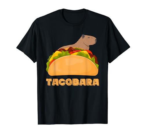 Funny Capybara Tacobara Taco Lover Graphic pour hommes, femmes et enfants T-Shirt