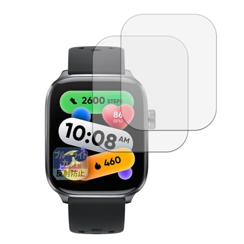 Leipsden �t�B���� Mibro Watch Fit (2���Z�b�g) �Ή� �ی�t�B���� �ȖʑΉ� �u���[���C�g�J�b�g TPU ���˒ጸ �h�w�� ���{��