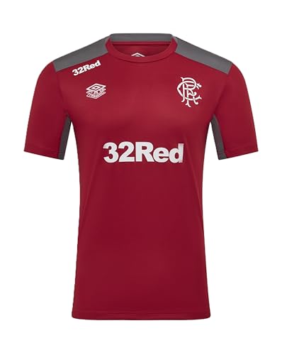 Umbro Mens Pro Training Short Sleeve Tee (Rangers)