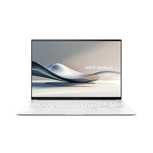 ASUS Zenbook S 14 UX5406SA Copilot+ PC | 14" 2, 8K WQXGA+ 16:10 120Hz OLED Display | Intel Core Ultra 7 258V | 32GB RAM | 1TB SSD | Intel Arc | Win11 Home | QWERTZ | Scandinavian White