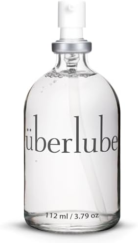 Uberlube Premium Silicone Lube (3.79 Fl Oz.) Unscented, Long Lasting Sex Lube, Waterproof, Ultra Smooth Performance, Personal Lubricant for Privacy & Toys, Vaginal & Anal Use, OBGYN Recommended