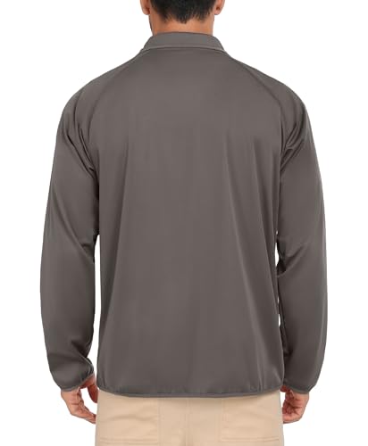 Image of Little Donkey Andy Men's Golf Pullover Windbreaker Quarter Zip Golf Jacket