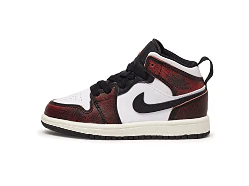 Jordan Preschool 1 Mid SE FB0567 006, Black/Infrared 23-white-sail, 11.5 Little Kid