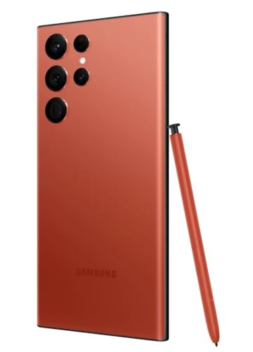 Image of Samsung Galaxy S22 Ultra 5G, US Version, 512GB, Red - Unlocked (Renewed)