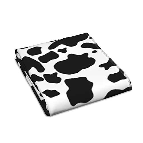 Cafl Black And White Cowhide Texture Hand Towels Cow Print Towels For Bathroom Microfiber Highly Absorbent Face Towels Sport Sweat Towel Gym Yoga Spa Pool 12 X 27.5In #TOP1