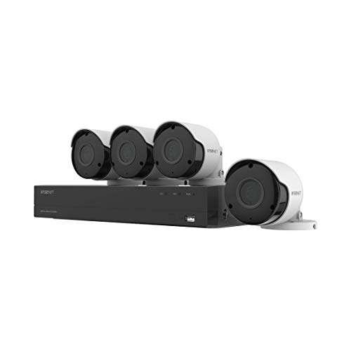 Wisenet SDH-B84045BF 8 Channel Super HD DVR Video Security System with 1TB Hard