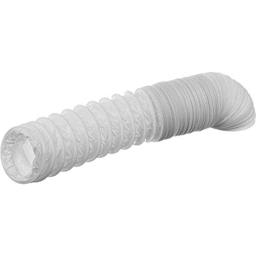 Ø 100mm / 6m PVC Flexible Ducting - Ventilation Duct Hose for Tumble Dryer, Cooker Hood, Extractor Fan, Air Conditioner