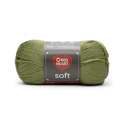 Image of Red Heart Soft Leaf Yarn - 3 Pack of 283g /10oz - Acrylic - 4 Medium (Worsted) - 513 Yards - Knitting /Crochet