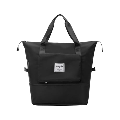 AVARION Large Waterproof Weekender Tote – Expandable, Convertible Foldable Boston Bag with Luggage Sleeve, Multi-Pocket