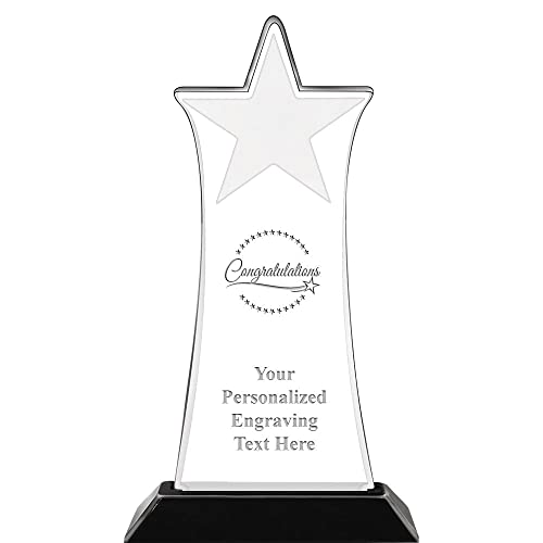 Crown Awards 8.75" Congratulations Meteorite Acrylic, Customize with Your Engraving