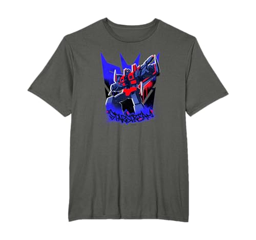 Transformers Starscream Graffiti Painted Wall Portrait T-Shirt
