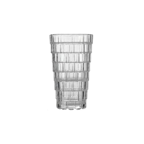 Image of Sanjeev Kapoor Trix Hi-Ball Glass Set - 380ML Transparent Glass Tumblers | Set of 6 Round Juice & Cocktail Glasses | Elegant, Durable & Stylish Drinkware for Home, Bar & Parties