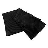 TEHAUX Waterproof Hair Stylist Cape with Hook and Loop Closure, Adjustable Black Salon Poncho for Haircuts and Styling in Barber Shops and Beauty Salons