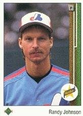 1989 Upper Deck Baseball Rookie Card #25 Randy Johnson Mint