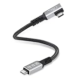 [ Transmission Vidéo 8K 60 Hz ] Ce cable USB C vers USB C coudé prend en charge la transmission vidéo, avec une résolution pouvant atteindre 8K@60 Hz. Que ce soit pour monter des films HDR, réaliser des dessins de haute précision ou regarder des vidéos immersives, les détails restent parfaitement nets.