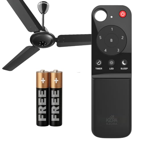 Image of K2 Remotes Compatible for Atomberg BLDC Ceiling Fan Remote - Replacement Remote with Sleep Mode, Timer & Speed Control | Fan Remote Only | 1 Year Warranty